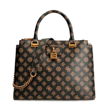 Túi Tote Guess CENTRE-STAGE-HWPB85-04060 Màu Nâu Đen
