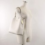 Túi Xách Coach Town 91122 Bucket Bag Chalk M Màu Trắng
