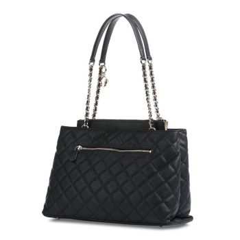 Túi Tote Guess Gillian Quilted Shopper HWQG83_94230 Màu Đen