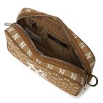 Túi Đeo Chéo MLB Monogram Jacquard Mini Crossbody Bag New York Yankees 32BGDC111-50BMN Màu Nâu Size 23