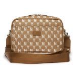 Túi Đeo Chéo MLB Monogram Jacquard Mini Crossbody Bag New York Yankees 32BGDC111-50BMN Màu Nâu Size 23