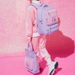 Balo Trẻ Em MLB Mega New York Yankees 7ABK0012N-50LDL Màu Tím (Kèm Túi Tote)