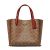 Túi Tote Coach Willow Tote 24 In Signature Canvas Màu Nâu