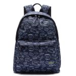 Balo Lacoste Men's Neocroc Pattern Canvas Backpack NH3296NZ.F36 Màu Xanh Navy