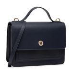 Túi Đeo Chéo Tommy Hilfiger Honey Flap Satchel  AW0AW09667 Màu Xanh Navy