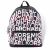 Balo Michael Kors MK Mens Cooper Monogram Backpack Bag, Black/Mandarin Màu Đen - Trắng