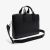 Túi Xách Đựng Máy Tính Lacoste Men's Chantaco Matte Piqué Leather Computer Bag NH2921CE Màu Đen