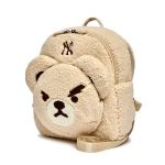 Balo Trẻ Em MLB Mega Bear New York Yankees 7ABKC0326-50BGL Màu Be