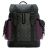 Balo Nam Coach Hudson Backpack In Colorblock Signature Canvas C5414 Màu Đen Tím