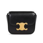 Túi Đeo Chéo Celine Mini Triomphe In Shiny Calfskin Black Màu Đen