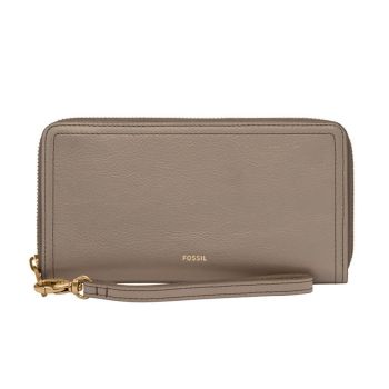 Ví Da Nữ Fossil Logan Clutch SL7831788 Màu Xám
