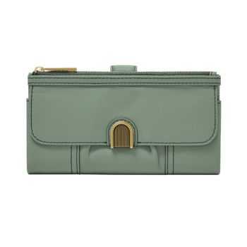 Ví Cầm Tay Nữ Fossil Cora SL6464343 Màu Xanh Lá