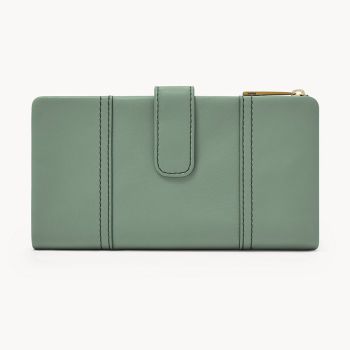 Ví Cầm Tay Nữ Fossil Cora SL6464343 Màu Xanh Lá