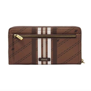 Ví Cầm Tay Nữ Fossil Logan SL7828199 Màu Nâu