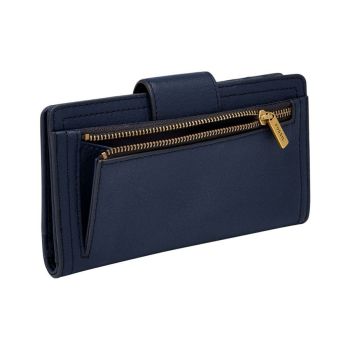 Ví Da Nữ Fossil Logan Clutch SL7830545 Màu Xanh Đen