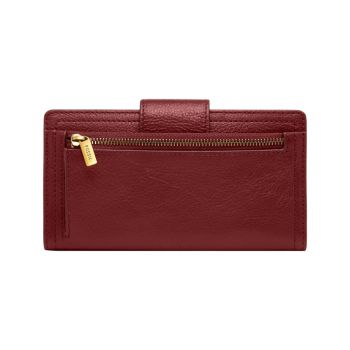 Ví Da Nữ Fossil Logan Clutch SL7830627 Màu Đỏ