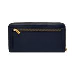 Ví Da Nữ Fossil Logan Clutch SL7831545 Khoá Kéo Màu Xanh Đen