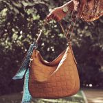 Túi Đeo Chéo Nữ Fossil Jolie Hobo Bag ZB1511231 Màu Nâu Vàng