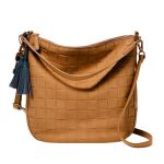 Túi Đeo Chéo Nữ Fossil Jolie Hobo Bag ZB1511231 Màu Nâu Vàng