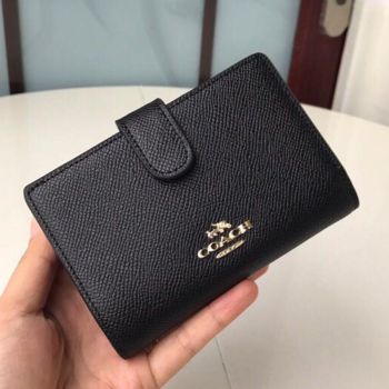 Ví Nữ Coach Medium Corner Zip Wallet F11484 Màu Đen