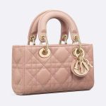 Túi Xách Tay Dior Micro Lady D-Joy Bag S0910ONGE_M49P Hồng Nhạt