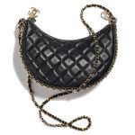 Túi Đeo Chéo Chanel Hobo Half Moon Bag Black Màu Đen