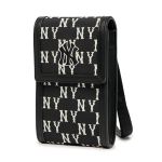 Túi Đeo Chéo MLB Kids Classic Monogram Jacquard Cell Phone Bag 7ACRM033N-50BKS Màu Đen