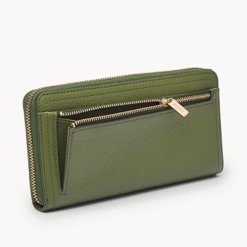 Ví Da Nữ Fossil Logan SL7831374 Màu Xanh Olive