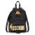 Balo Moschino Logo Quilted Nylon Backpack Màu Đen