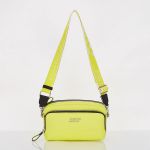 Túi Đeo Chéo Nữ Stretch Angels Panini Metal Logo Solid Light Yellow Bag Màu Vàng Chanh