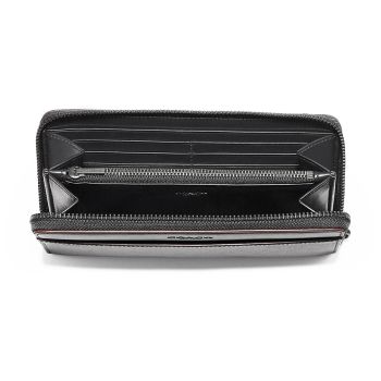 Ví Nam Coach Accordion Wallet In Signature Canvas F25517 Màu Đen