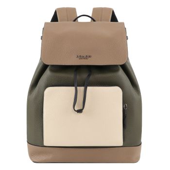 Balo Nam Coach Turner Backpack In Colorblock C5294 Màu Xanh Rêu/Be