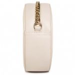 Túi Đeo Chéo Nữ Love Moschino Woven Gold Studs Shoulder Bag Synthetic Màu Trắng