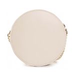 Túi Đeo Chéo Nữ Love Moschino Woven Gold Studs Shoulder Bag Synthetic Màu Trắng